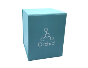 teal orchid box